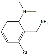 2-(aminomethyl)-3-chloro-N,N-dimethylaniline Struktur