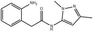 2-(2-aminophenyl)-N-(1,3-dimethyl-1H-pyrazol-5-yl)acetamide Struktur