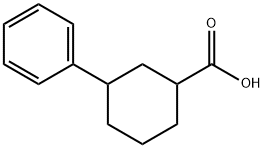 3-Phenylcyclohexanecarboxylic acid Struktur