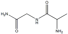 2-amino-N-(2-amino-2-oxoethyl)propanamide Struktur