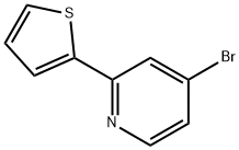 4-Bromo-2-(thienyl)pyridine Struktur