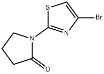 4-Bromo-2-(pyrrolidinon-1-yl)thiazole Struktur