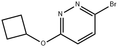 3-Bromo-6-(cyclobutoxy)pyridazine Struktur