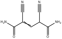 2-Pentenediamide, 2,4-dicyano- Struktur