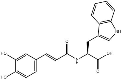 N-Caffeoyltryptophan Struktur