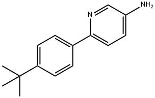 6-(4-TERT-BUTYLPHENYL)PYRIDIN-3-AMINE Struktur