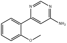 4-Amino-6-(2-methoxyphenyl)pyrimidine Struktur