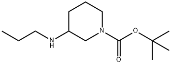 Tert-Butyl-3-(Propylamino)Piperidine-1- Carboxylate Struktur