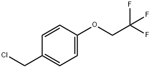 1-(chloromethyl)-4-(2,2,2-trifluoroethoxy)benzene Struktur