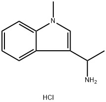 [1-(1-Methyl-1H-indol-3-yl)ethyl]amine hydrochloride Struktur