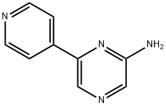 2-AMINO-6-(4-PYRIDYL)PYRAZINE Struktur