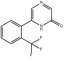 2-Hydroxy-6-(2-trifluoromethylphenyl)pyrazine Struktur