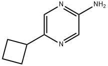 2-Amino-5-(cyclobutyl)pyrazine Struktur