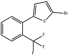 2-Bromo-5-(2-trifluoromethylphenyl)thiophene Struktur