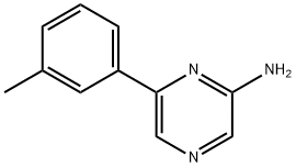 2-Amino-6-(3-tolyl)pyrazine Struktur