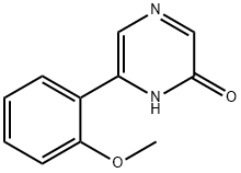 2-Hydroxy-6-(2-methoxyphenyl)pyrazine Struktur