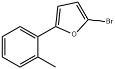 2-Bromo-5-(2-tolyl)furan Struktur