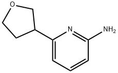 2-Amino-6-(tetrahydrofuran-3-yl)pyridine Struktur