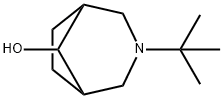 3-tert-butyl-3-azabicyclo[3.2.1]octan-8-ol Struktur