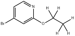 4-Bromo-2-(ethoxy-d5)-pyridine Struktur