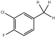 2-Fluoro-5-(methyl-d3)-chlorobenzene Struktur