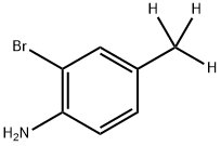 2-Amino-5-(methyl-d3)-bromobenzene Struktur