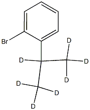 2-(iso-Propyl-d7)bromobenzene Struktur