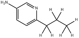 3-Amino-6-(n-propyl-d7)-pyridine Struktur