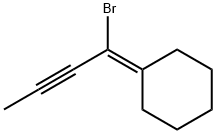 (1-Bromo-2-butyn-1-ylidene)cyclohexane Struktur