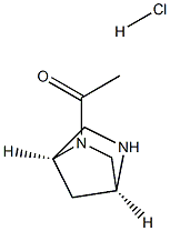 1-((1S,4S)-2,5-diazabicyclo[2.2.1]heptan-2-yl)ethan-1-one hydrochloride Struktur