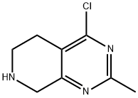 4-chloro-2-methyl-5,6,7,8-tetrahydropyrido[3,4-d]pyrimidine Struktur