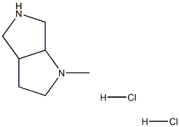 1-Methyl-hexahydropyrrolo[3,4-b]pyrrole Dihydrochloride Struktur