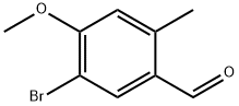 5-Bromo-4-methoxy-2-methyl-benzaldehyde Struktur