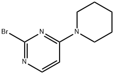 2-Bromo-4-piperidinopyrimidine Struktur