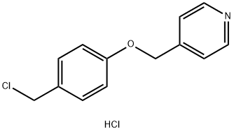 4-[4-(chloromethyl)phenoxymethyl]pyridine Struktur