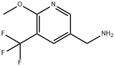 (6-METHOXY-5-(TRIFLUOROMETHYL)PYRIDIN-3-YL)METHANAMINE OXALATE Structure