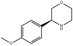 1-((3S)MORPHOLIN-3-YL)-4-METHOXYBENZENE Struktur