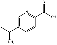 5-((1S)-1-AMINOETHYL)PYRIDINE-2-CARBOXYLIC ACID Struktur