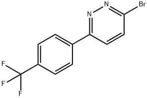 3-Bromo-6-(4-trifluoromethylphenyl)pyridazine Struktur