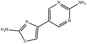 2-Amino-4-(2-amino-5-pyrimidyl)thiazole Struktur