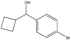 (4-bromophenyl)(cyclobutyl)methanol Struktur