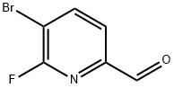 5-bromo-6-fluoropyridine-2-carbaldehyde Struktur