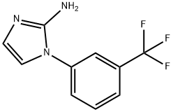 1-(3-(trifluoromethyl)phenyl)-1H-imidazol-2-amine Struktur