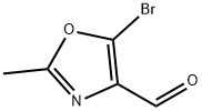 5-bromo-2-methyloxazole-4-carbaldehyde Struktur