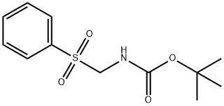 tert-butyl N-[(benzenesulfonyl)methyl]carbamate Struktur