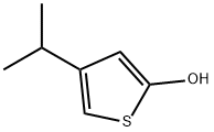 2-Hydroxy-4-(iso-propyl)thiophene Struktur