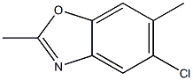 5-chloro-2,6-dimethyl-1,3-benzoxazole Struktur