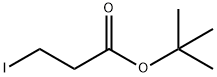 Propanoic acid, 3-iodo-, 1,1-dimethylethyl ester Struktur