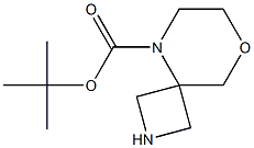 tert-butyl 8-oxa-2,5-diazaspiro[3.5]nonane-5-carboxylate Struktur