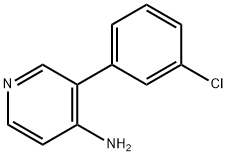 3-(3-CHLOROPHENYL)PYRIDIN-4-AMINE Struktur